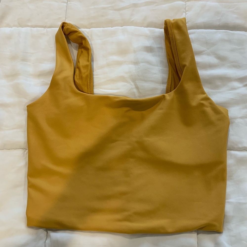 Abercrombie crop top with built in bra